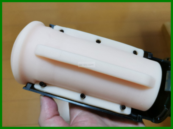 A10 Cyclone SA PLUS sleeve set in its holder on the pins
