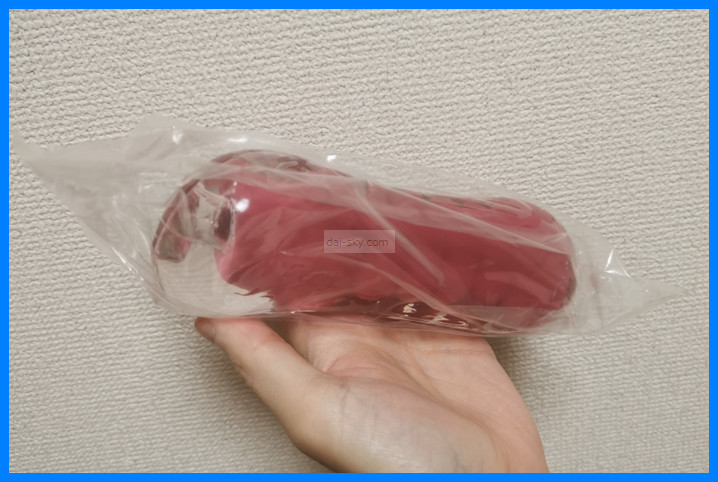 Mada Namae ga Arimasen onahole in its plastic bag