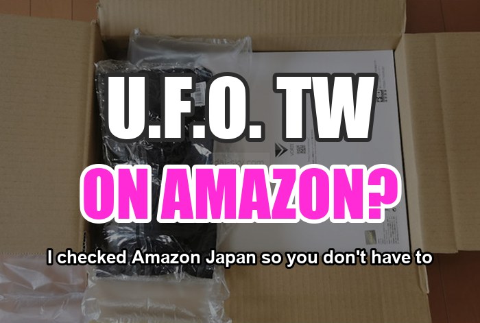 Can You Buy the U.F.O. TW on Amazon Japan?