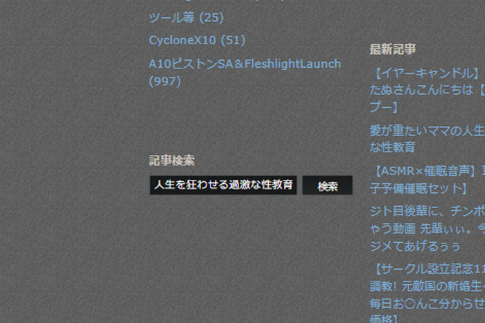 The search box on the CSV archive blog