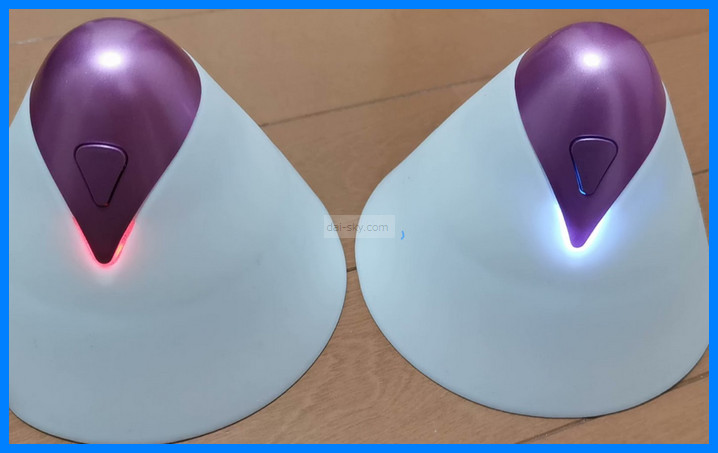 The two U.F.O. TW cups side by side with their lights on