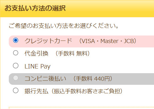 NLS payment options